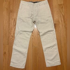 Banana Republic Straight Fit Linen Blend Pants